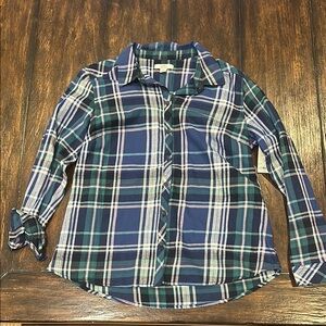 Button Up Plaid Shirt